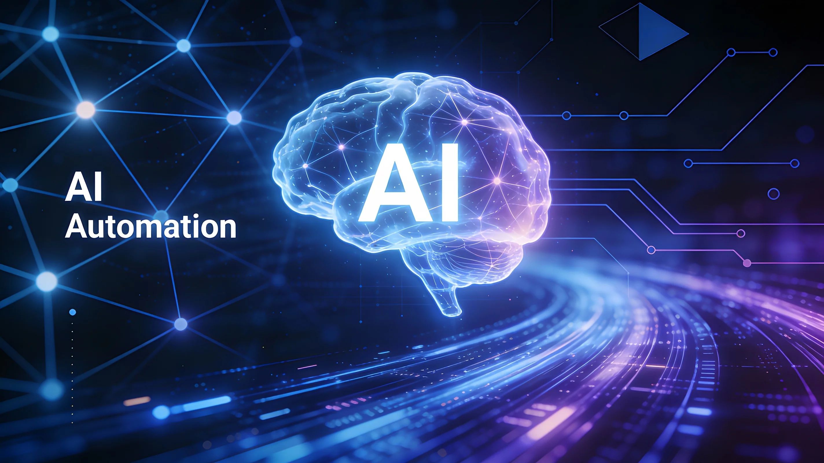 Illustration of AI and automation workflows