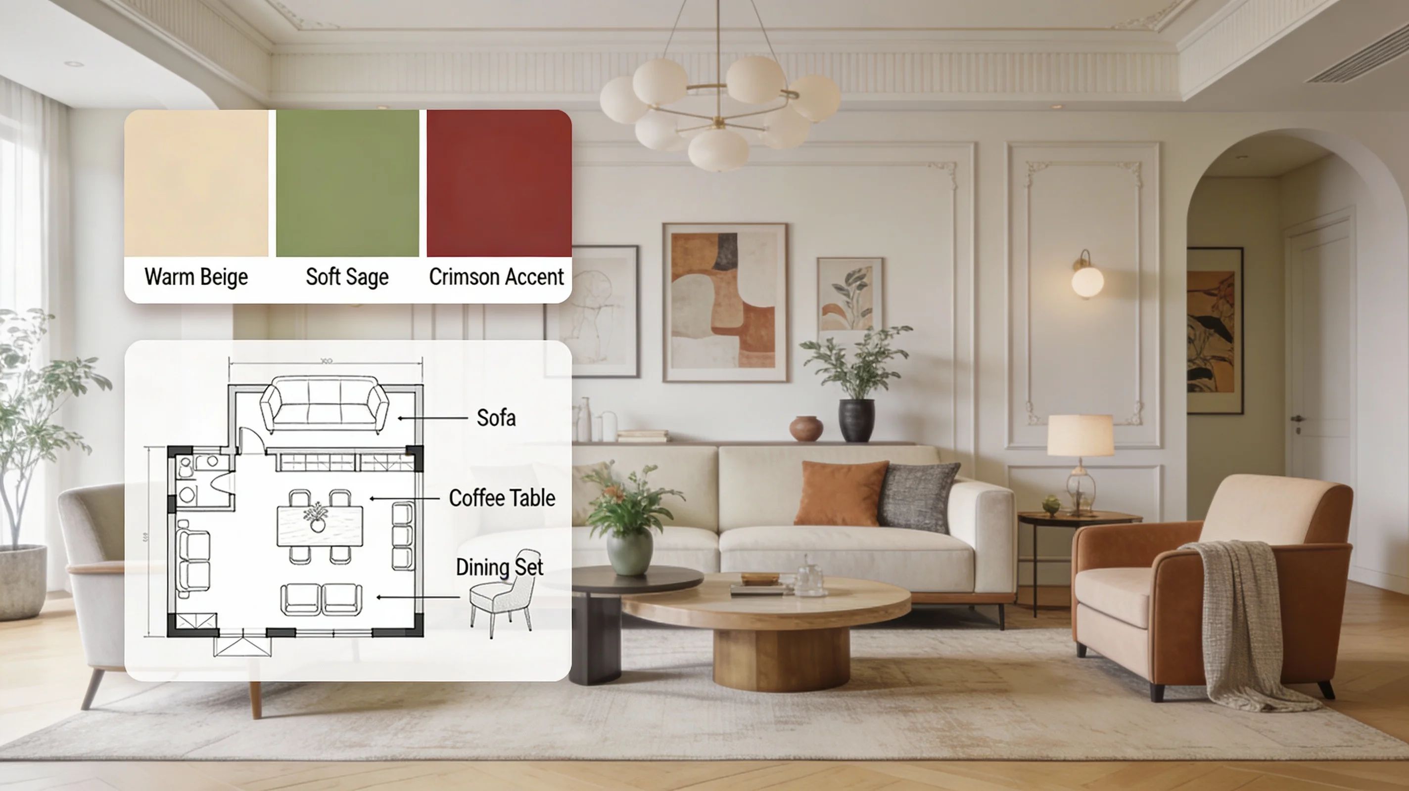 Illustration for Interior Design