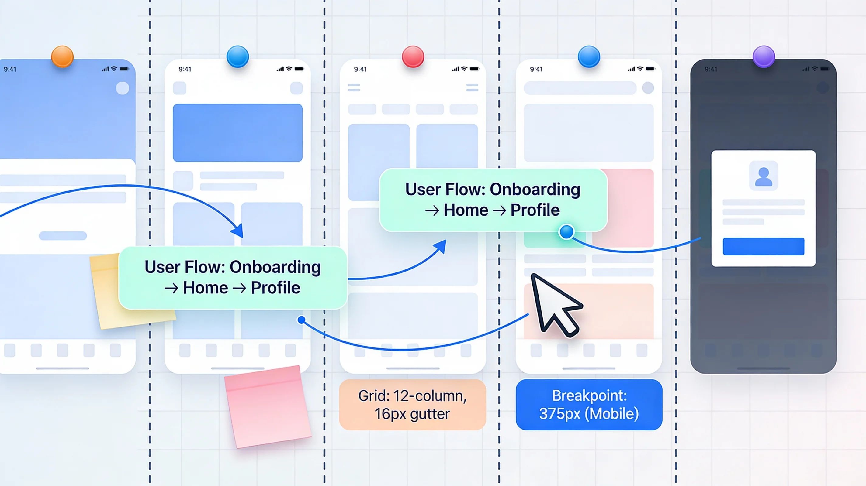 Illustration for UX/UI Design