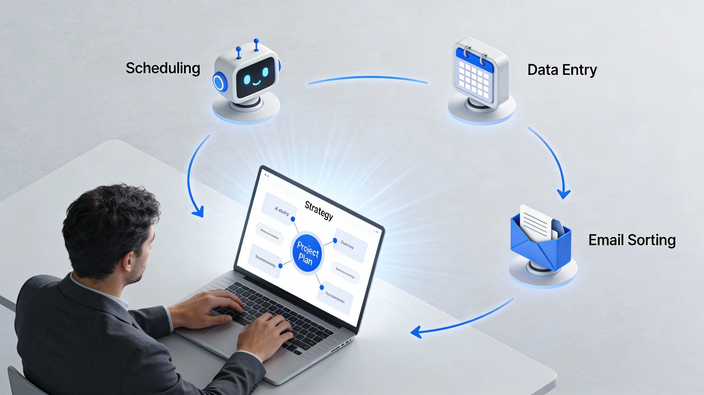 Illustration for AI Productivity