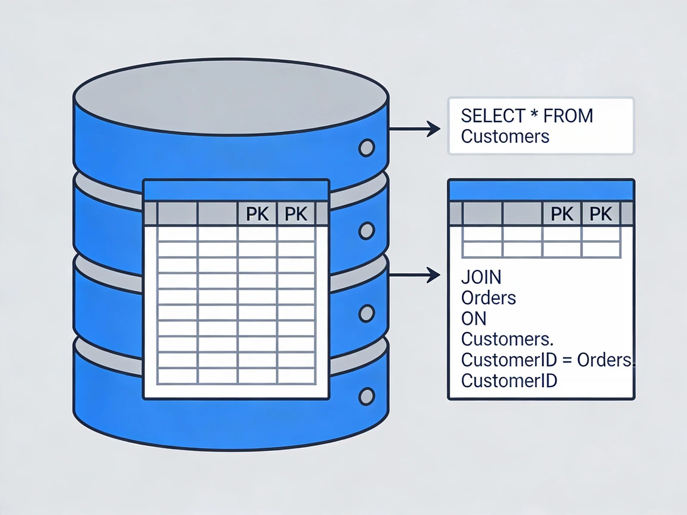 Illustration for Database Fundamentals